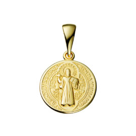 pingente medalha sao bento semijoia 1878900